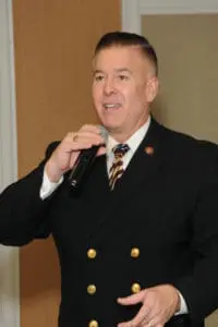 The Singing Trooper Dan Clark performs from his vast repertoire at Village at Proprietors Green.