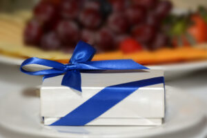 A small gift adorned every place setting at the Assisted Living Week Luncheon.