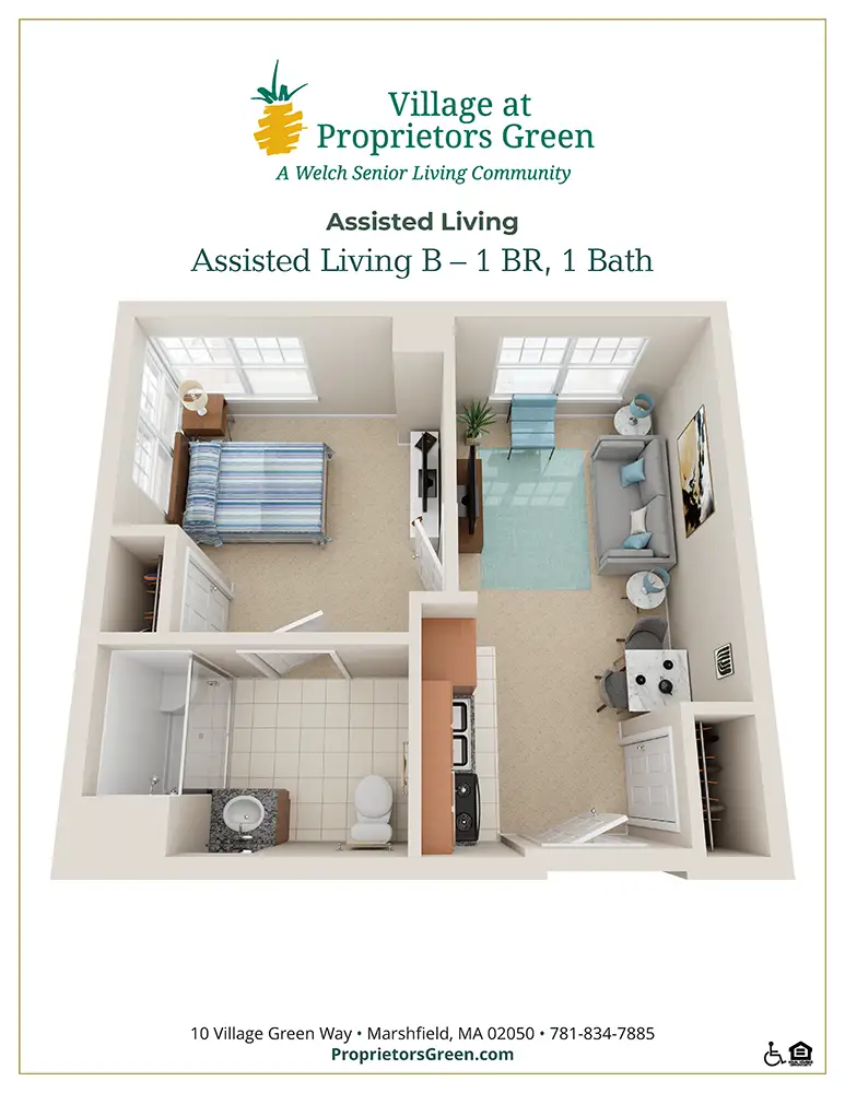 Marshfield Assisted Living B 1BR 1BA Marshfield Assisted Living B 1BR 1BA