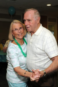 Maura and Paul Rand are among the first to hit the dance floor during the Summer Dance Party!