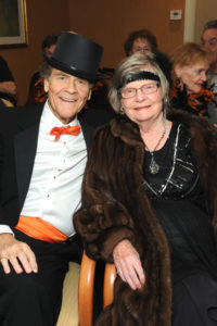 The Roaring Twenties came roaring back at the costume party held at Village at Proprietors Green for residents and staff. Residents Al and Marjorie Gates look stunning in top hat and fur.