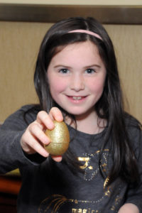 During the hunt, Kathyrn McPhee found the “Golden Egg!”