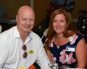 Director of Social Services at Beth Israel Deaconess-Plymouth Sarah Cloud, LICSW, joined Michael Schmit, owner, Duxbury’s At Home Hearing Company for Village at Proprietors Green’s annual networking event.