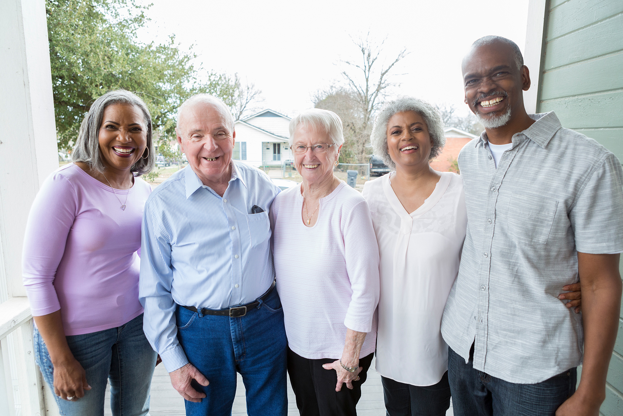 Older adult friends enjoying their retirement lifestyle